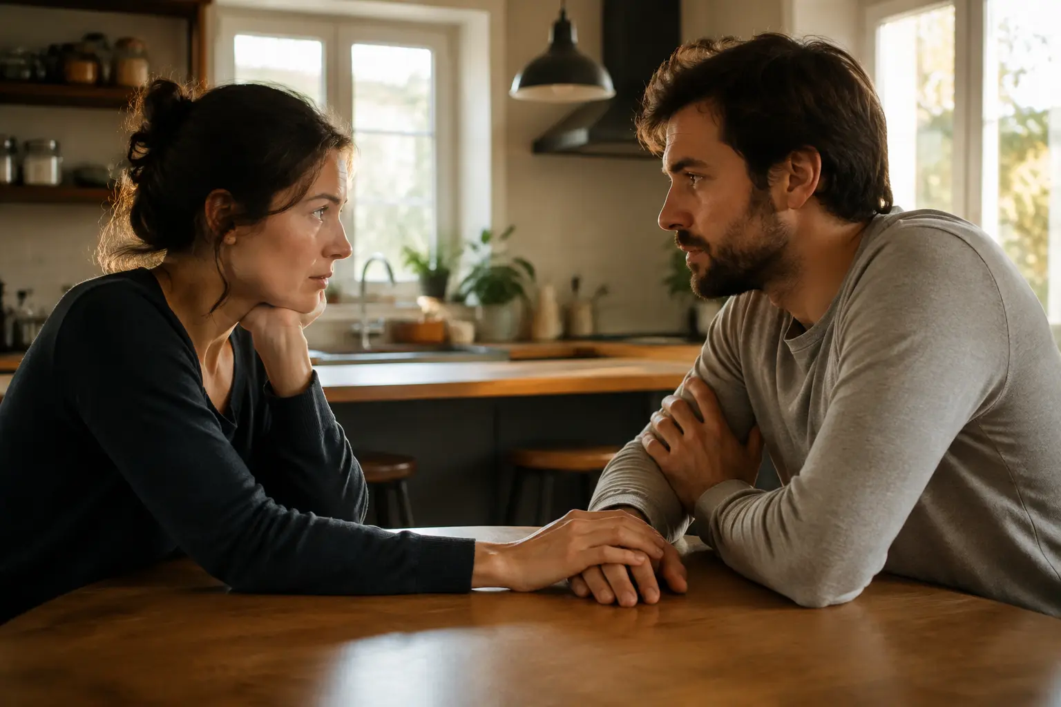 Couple engagé dans une démarche de retour affectif sérieux